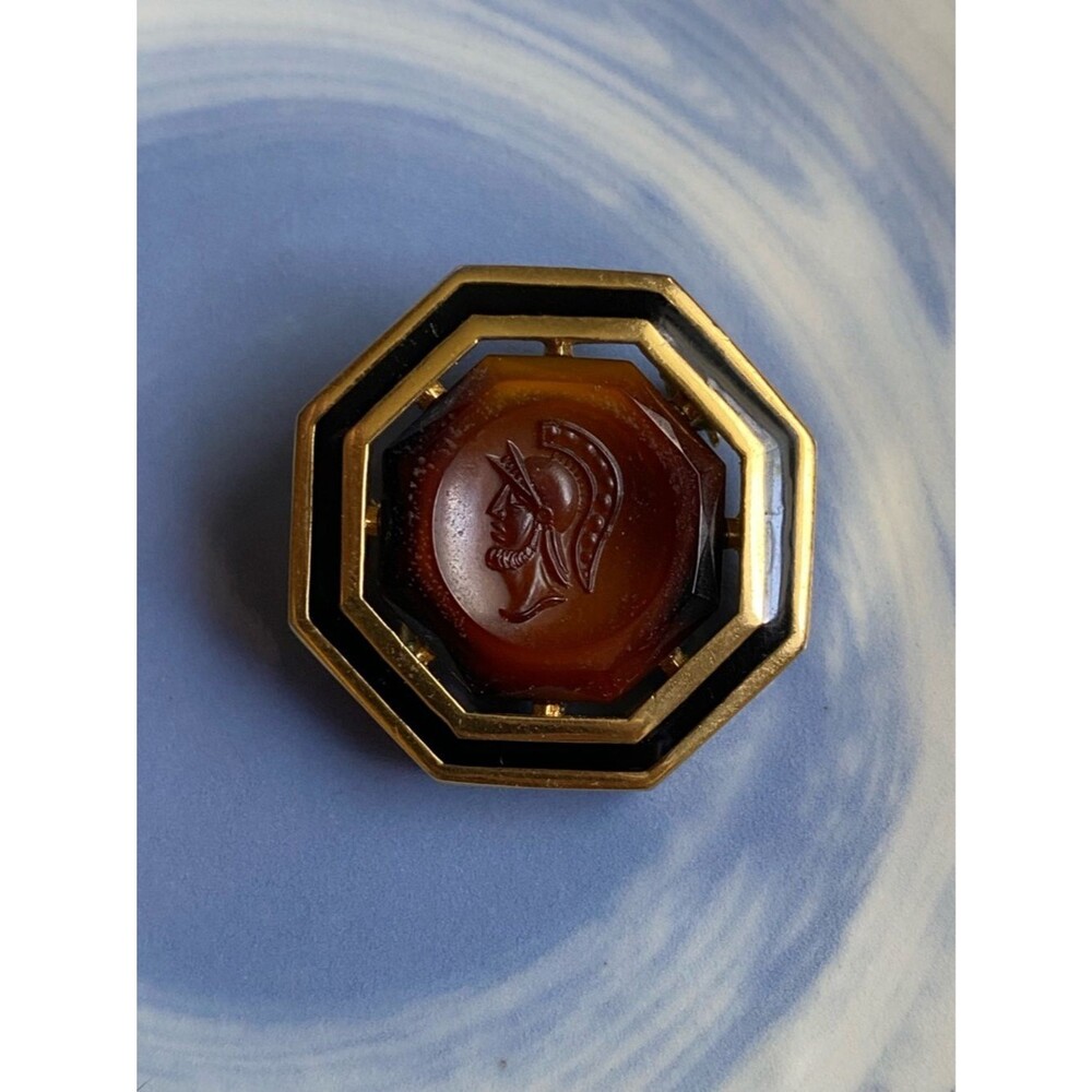 Vintage Jones New York Octogonal Brooch
